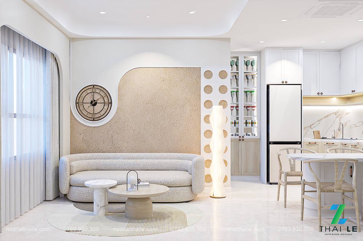 Thiết kế nội thất căn hộ The Harmonie Phú Mỹ Hưng - Block A1